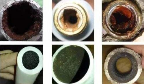 使用多年的自來水管道,特別臟